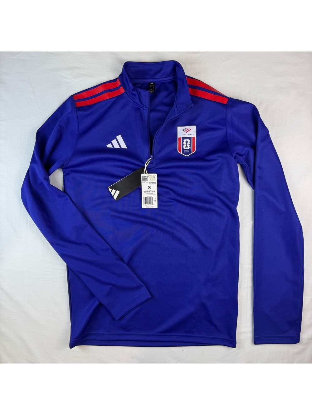 *NEW* Adidas USA FIFA Official Blue Soccer Sweatshirt Mens Size Small Shirt